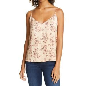 L’Agence Jane Floral-Print Silk Camisole